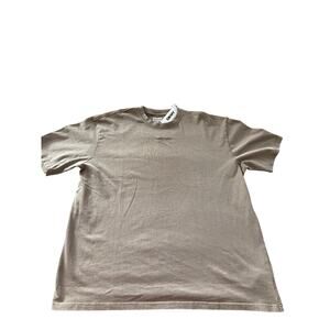 NWT DKNY Brown Short Sleeve Crew Neck Oversized T-Shirt Men's Size Medium